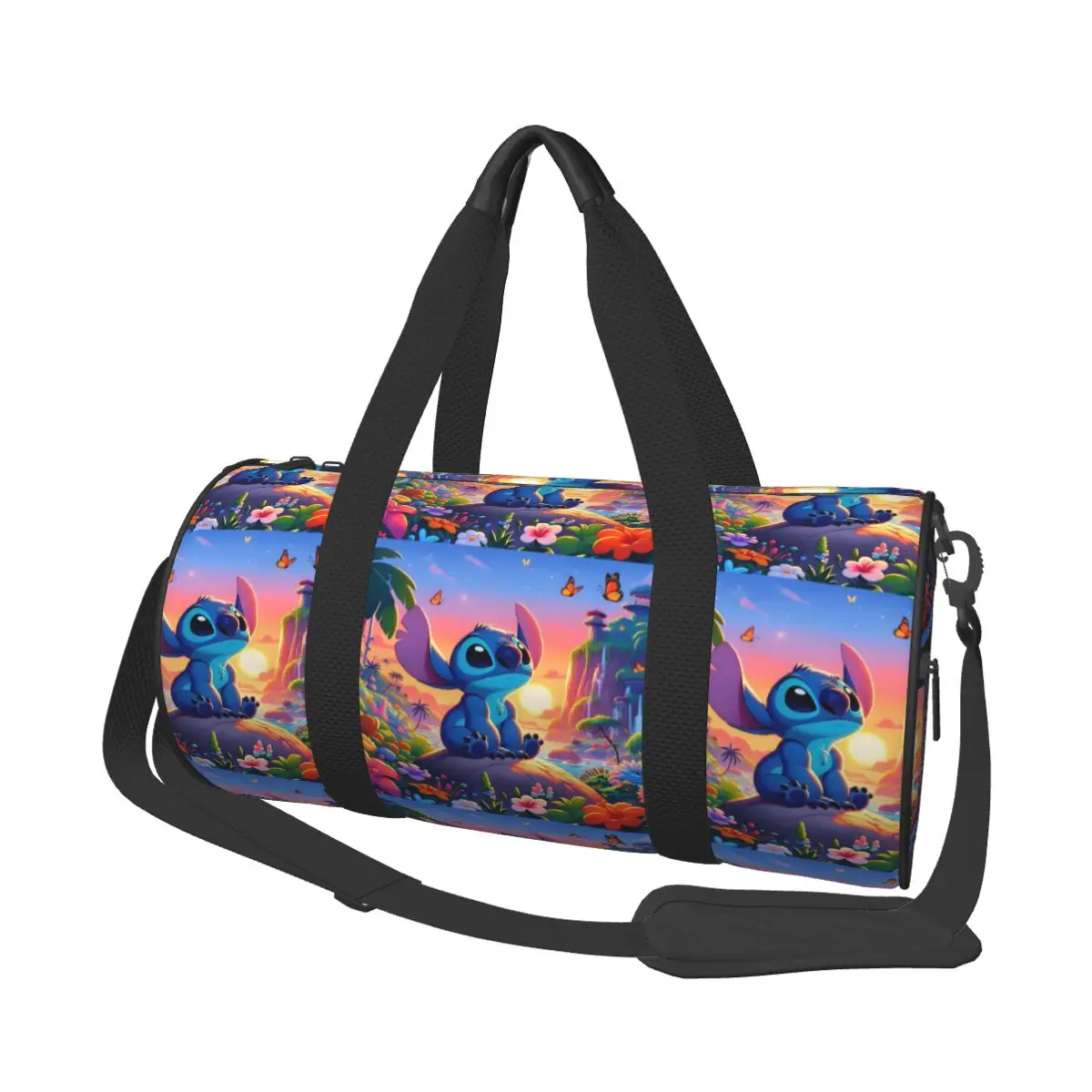 

Custom Stitch Beach Tote Bag for Women Dubbed Animated Film Big Compartment Beach Gym Travel Bags