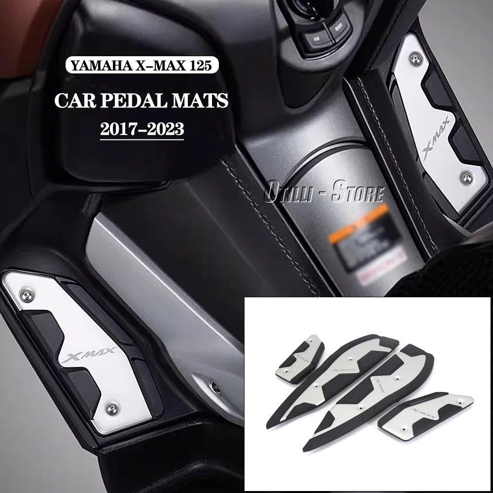 

Подножки для мотоцикла, подушечки для ног, пластина для педалей, педали для Yamaha X-MAX 125 250 300 400 XMAX 125 XMAX 250 XMAX 300 XMAX 400 2017-2025