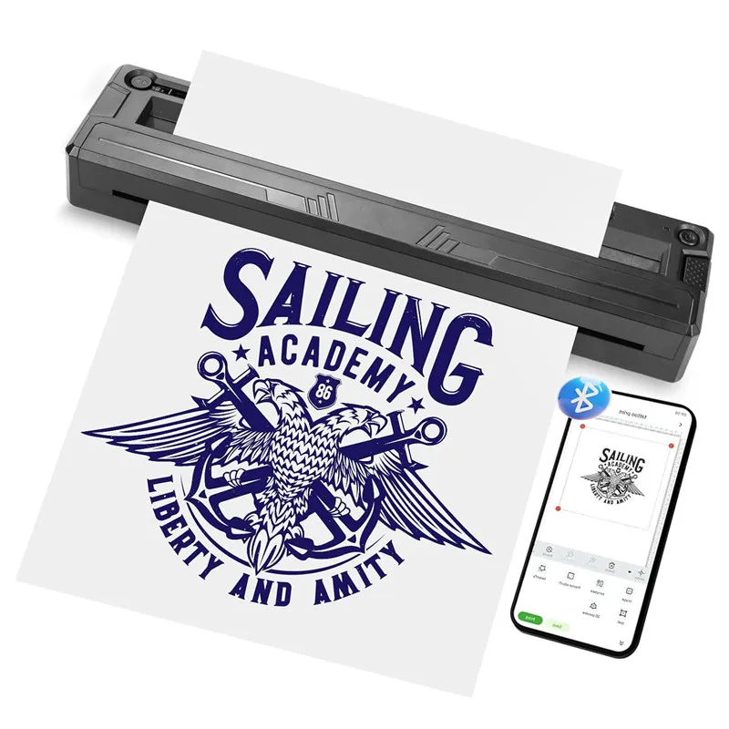 

Портативный беспроводной Bluetooth термопринтер для татуировок Artists&Beginners A4, трафаретный принтер для татуировок, совместимый с телефонами/планшетами/ПК