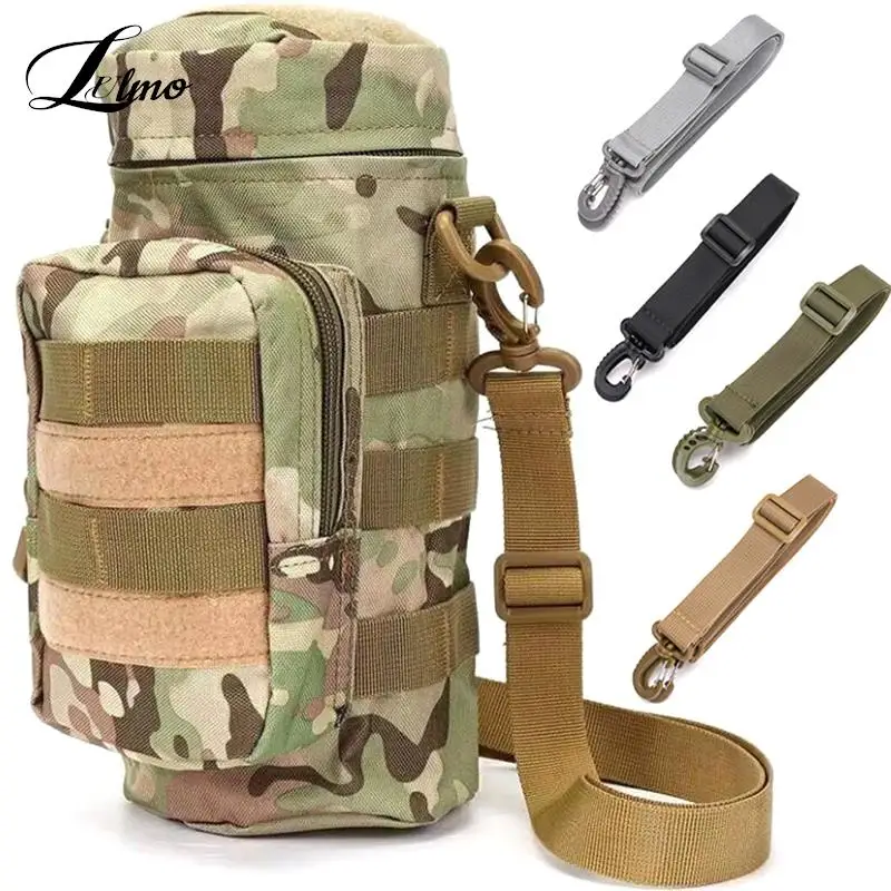 Universal Tactical Bag Strap Outdoor Adjustable Replacement Nylon Shoulder Strap For Water Bottle Pouch Hunting Bag