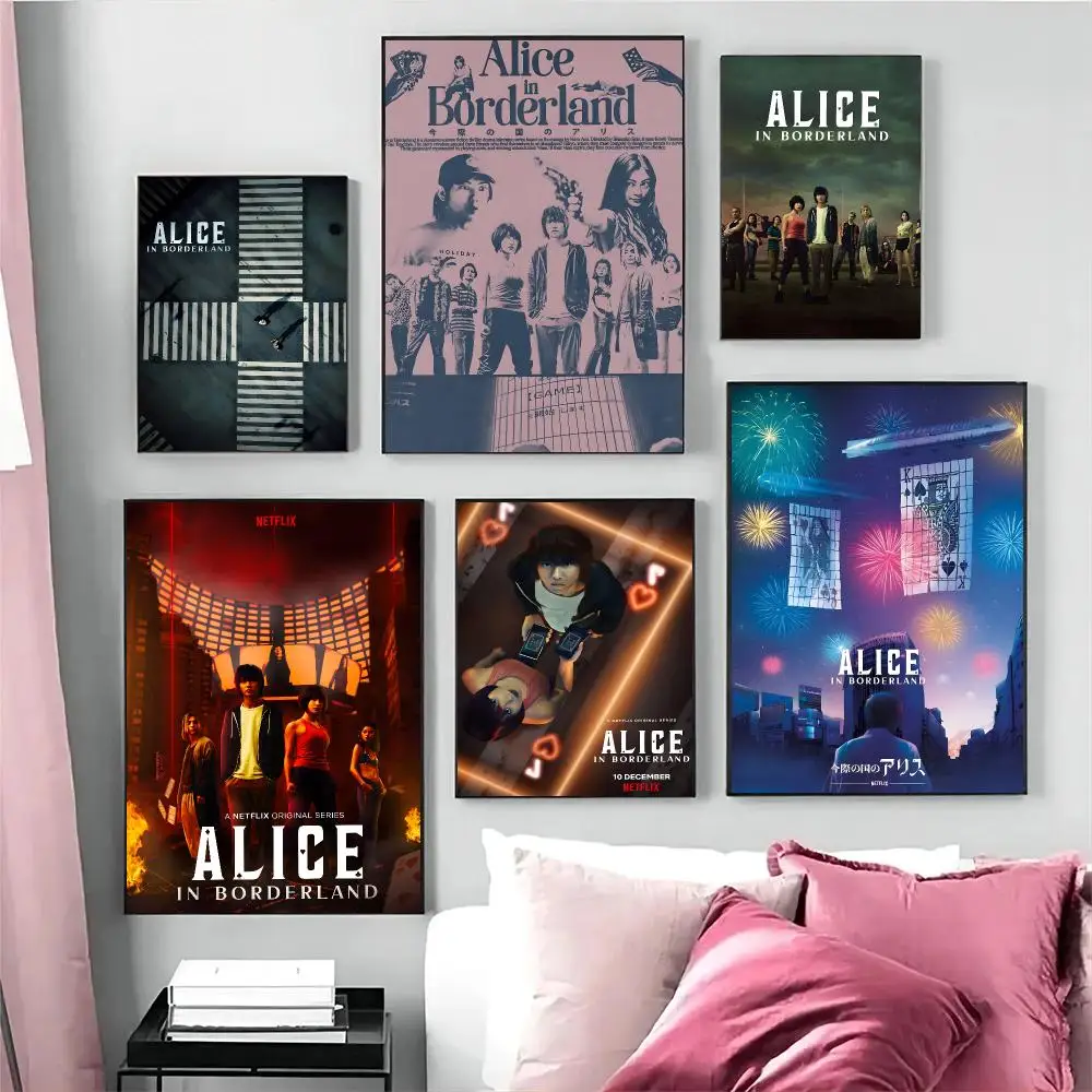 Alice in Borderland TV Series Survival Poster Print Art Picture Home For Living Room Wall Decor Gift Frameless Painting