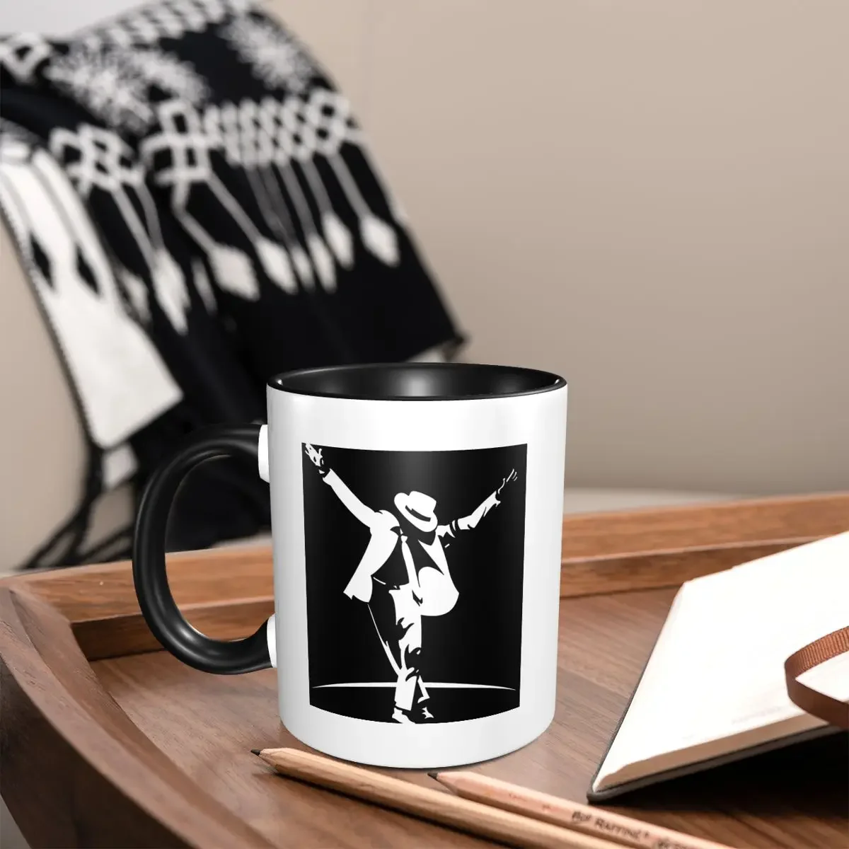 Songwritter Legend Musician Michael Jackson Mug Funny Ceramic Coffee Cups Tea Mugs Milk Cup Drinkware Gift for Friends