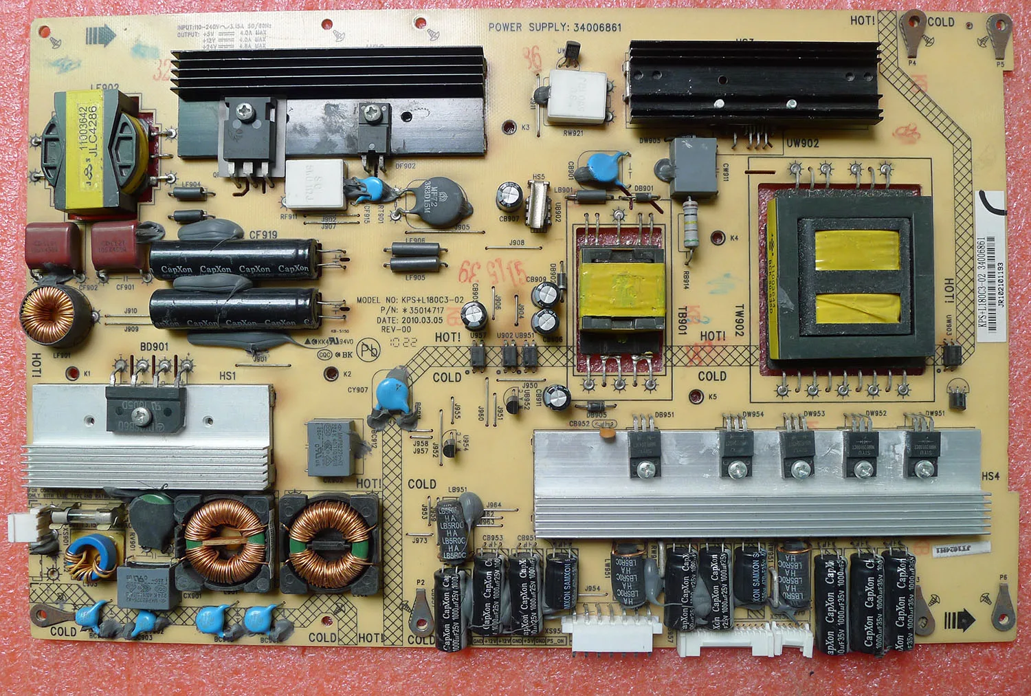 LED46IS97N LED55IS95N 35014717 34006861 test ok circuit board motherboard