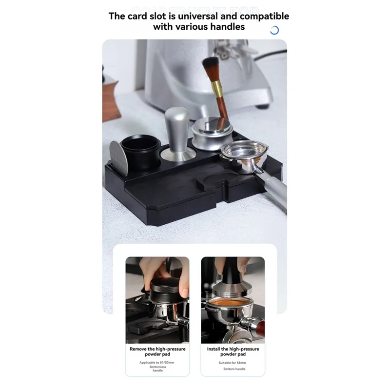 LITE-Kaffee Tamper Ständer Kaffee Werkzeug Halter 51/53/58 Mm Griff Multifunktionale Kaffee Tamper Ständer Für Arbeitsplatte bar Shop