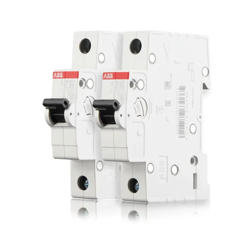 ABB Miniature Circuit Breaker SH Series 1P 2P 3P 4P Motor Type Switch MCB 1A-63A  for Electrical Safety