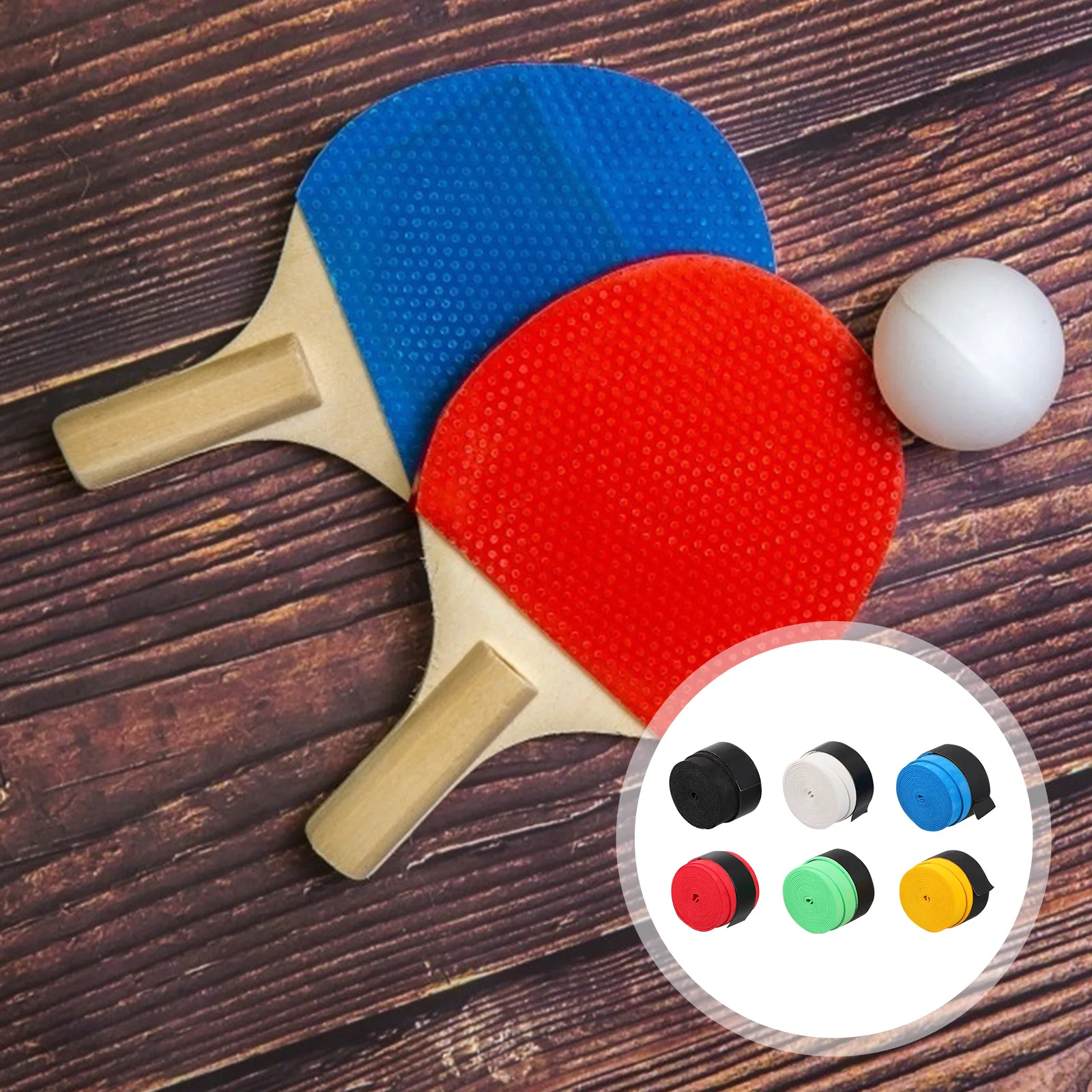 6 قطعة مضرب Overgrips المضادة للانزلاق تنس الريشة شريط لحام امتصاص العرق في الهواء الطلق الرياضة الشريط مضرب تنس اكسسوارات