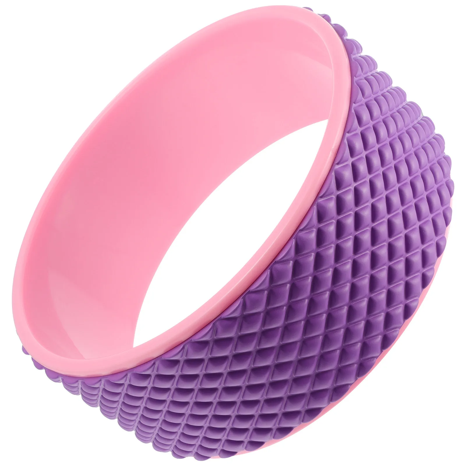 

Пластиковый йога-роллер для фитнеса, колесо для растяжки спины, для раскрытия грудной клетки, удобный массажный инструмент, пилатес-роллер