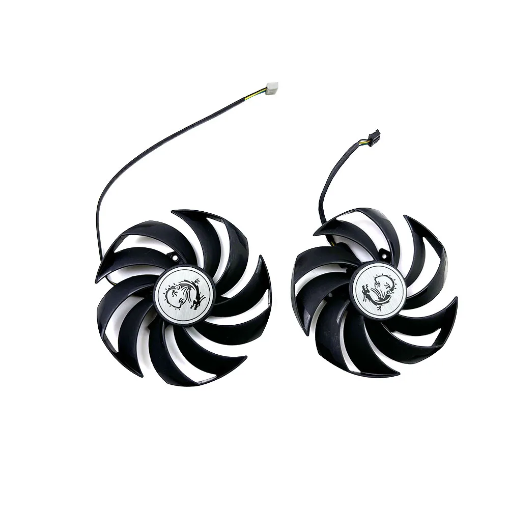 NEW MSI 95MM 4PIN PLD10010S12HH Video card cooling fan，For MSI RTX 3060TI、RTX 3060、RTX 3050、MSI RX 6700XT、RX 6600XT GAMING X