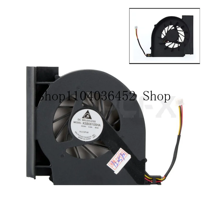 Original CPU fan for HP Compaq Presario cq61 cq70 cq71 G71 laptop (3-pin)