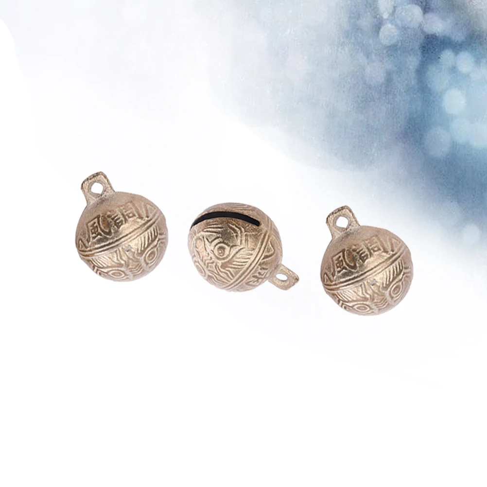 

3Pcs 50Mm Creative Tiger Head Design Bronze Bells Jingle DIY Wind Chime Ornaments for Kitchen Living Room Decorative Accents