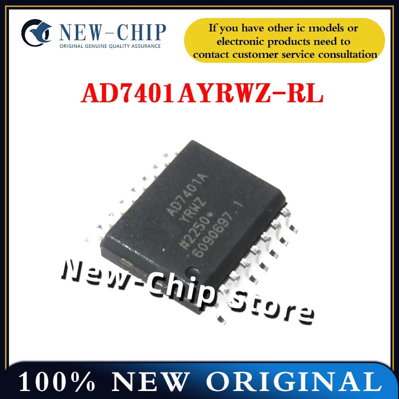 

2PCS-50PCS/LOT AD7401AYRWZ SOP16 Analog-to-digital converter New Original AD7401A