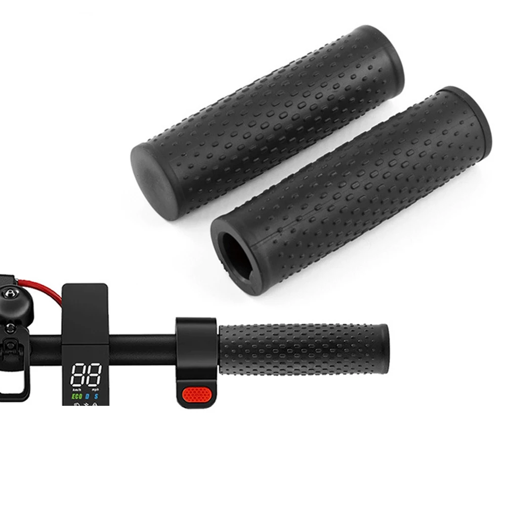 2Pcs Scooter Handlebar Covers Wear-Resistant Comfortable Grip Shockproof Cycling Grips Outdoor Scooter Supplies