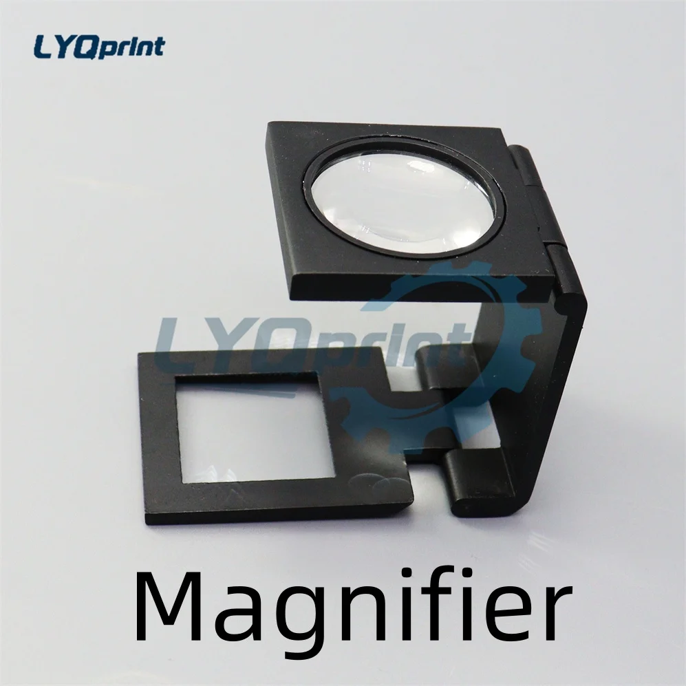1Piece 10X Foldable Magnifier Loupe Desktop Fabrics Measure Scale Thread Sewing Counter Drop Ship