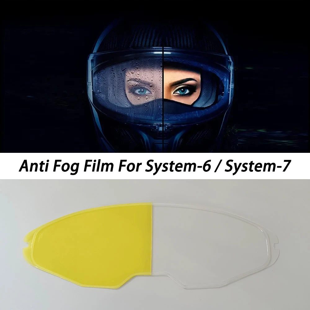 Film de visière Anti-buée adapté pour BMW System-6 System 7, Film Anti-buée pour casque