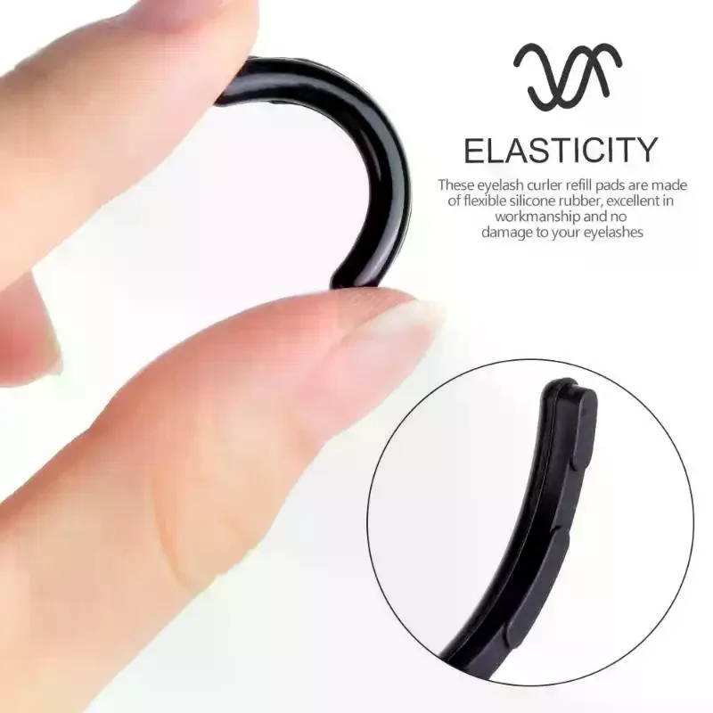 10/20/50PCS Beauty Eyelashes Makeup Curling Styling Tool Eyelash Curler Replacement Pads Women's Lash Rubber Curler Refills Pads