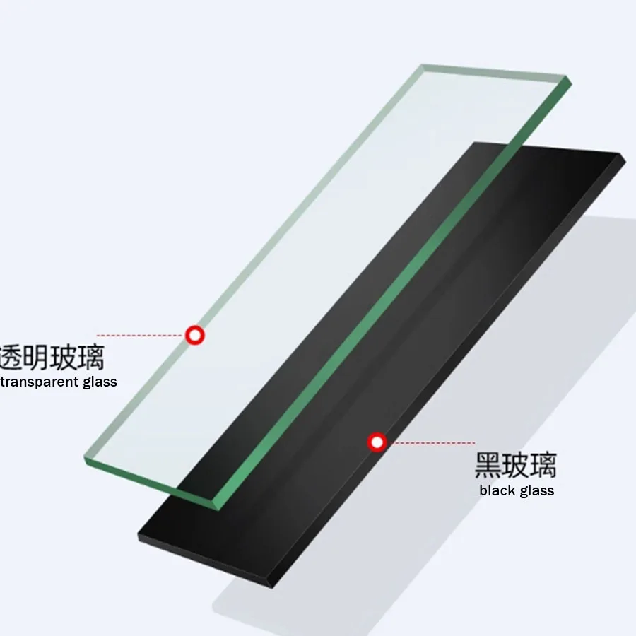 Welding lenses, argon arc welding caps, face shields, protective lenses, white glass, black glass sheets, 3mm thick
