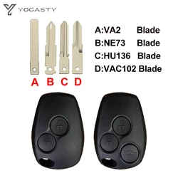 YOCASTY Remote Key Shell Case For Renault Clio Modus Kangoo Master Vauxhall Trafic Twingo Movano Vivaro Primastar Logan Sandero