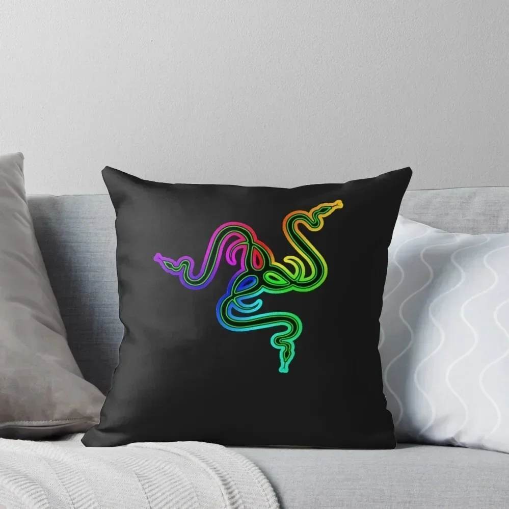 

BEST SELLER - Razer Merchandise Essential T-Shirt Throw Pillow Pillow Case Pillowcases Bed Cushions Sofa Cushions Cover pillow