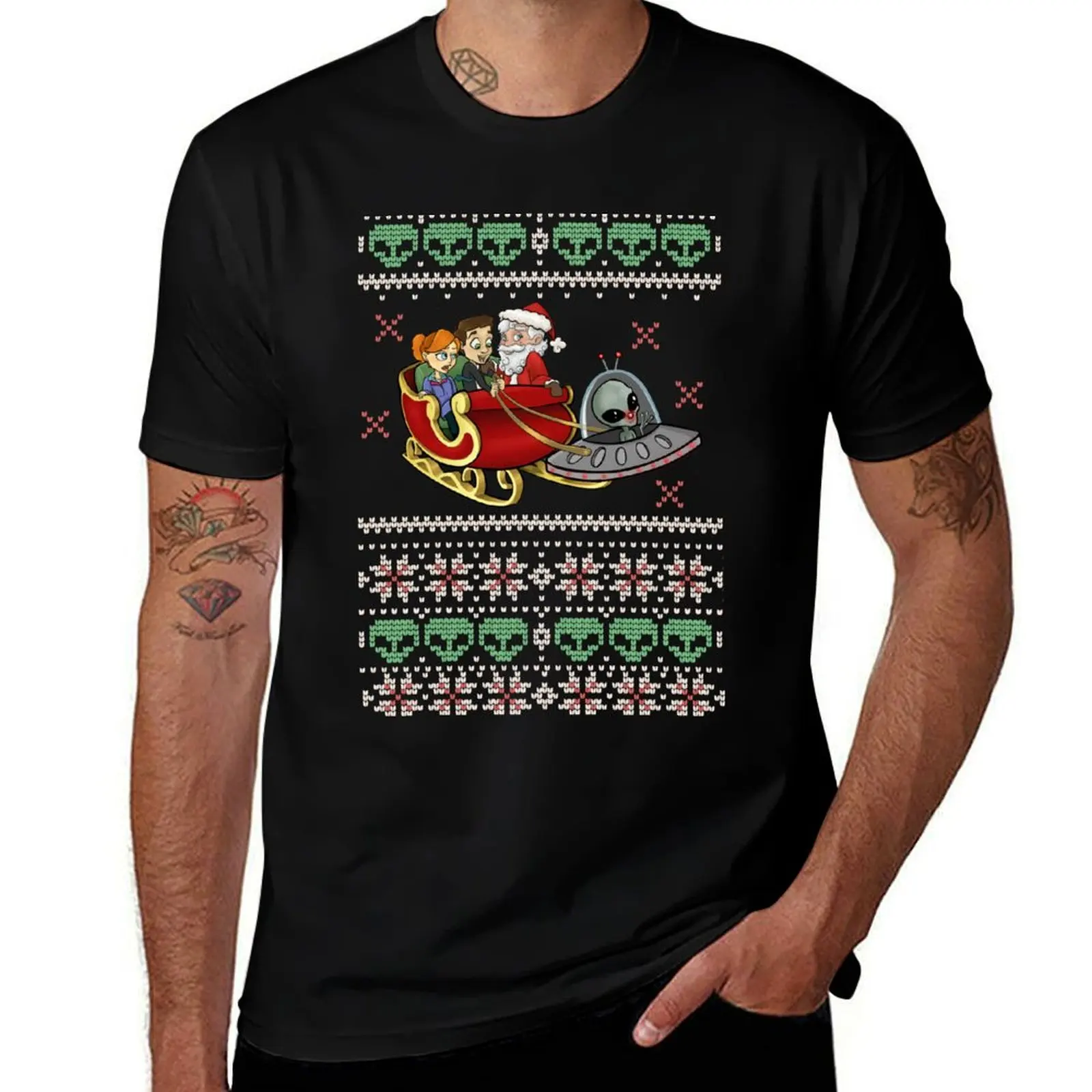X Files Ugly Sweater T-Shirt t shirt for man T-Shirt