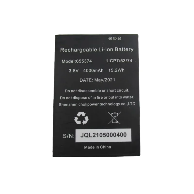 Nueva batería para PDA onerugged EM-T50C de 5 pulgadas 655374 / H60T de 5.99 pulgadas JQL-685673