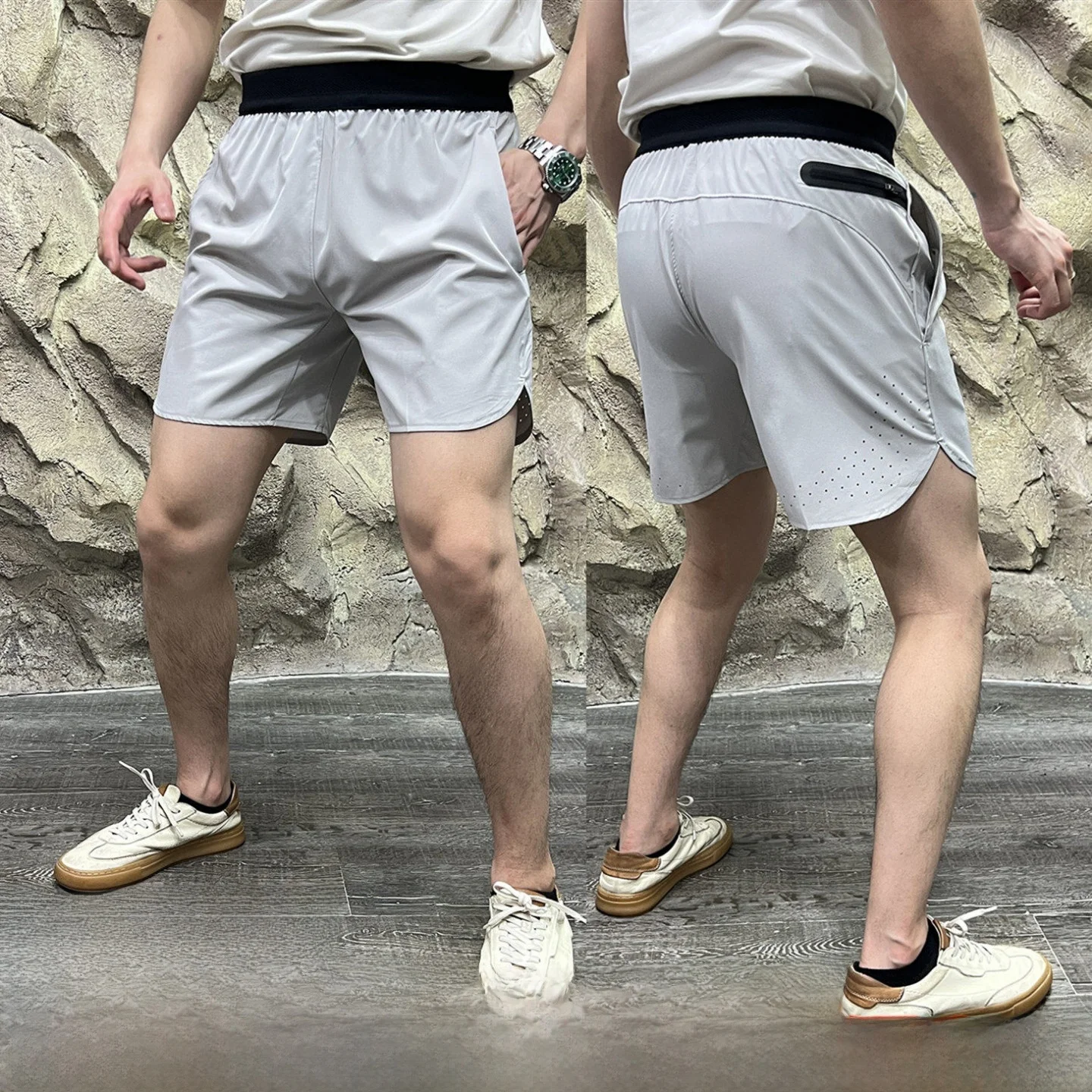 

Qui Dry Waterproof Outdoor Sports Men's orts Laser Drilled Hole Breathable Moisture ng Summer New Arrival Casual Pants