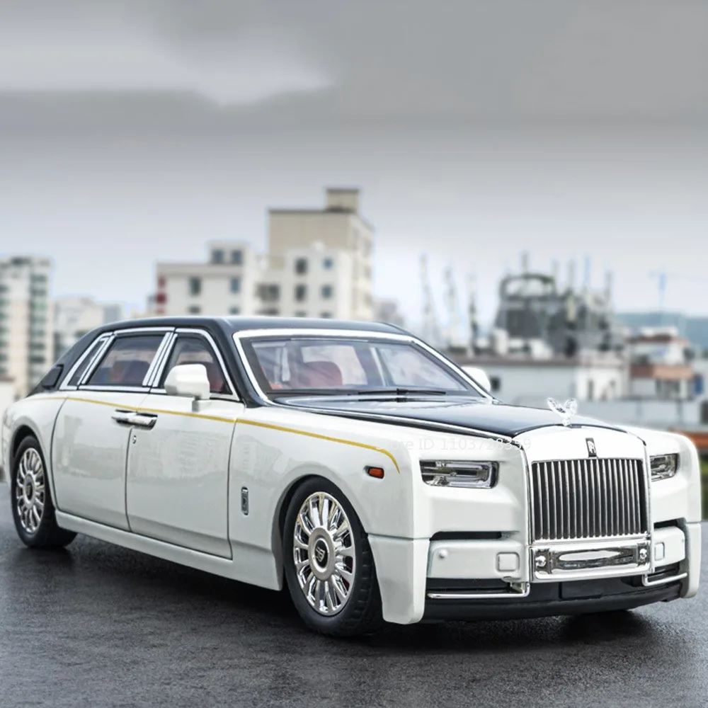 Maßstab 1:18 RS7 Rolls-royce Phantom-Auto-Spielzeugmodelle, Legierung, Druckguss, Stoßdämpfung, Türen, geöffnetes Soundlicht für Erwachsene und Kinder, Geschenke – Detail 22