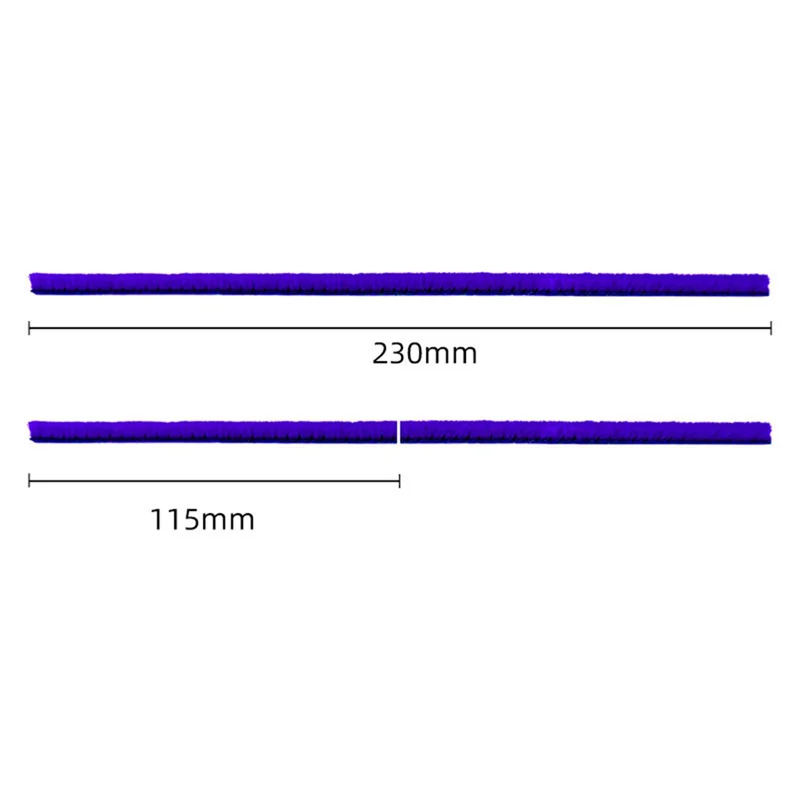Tiras de felpa suaves para aspiradora Dyson V6 V7 V8 V10 V11, repuestos de cabezal de rodillo suave, 6 juegos