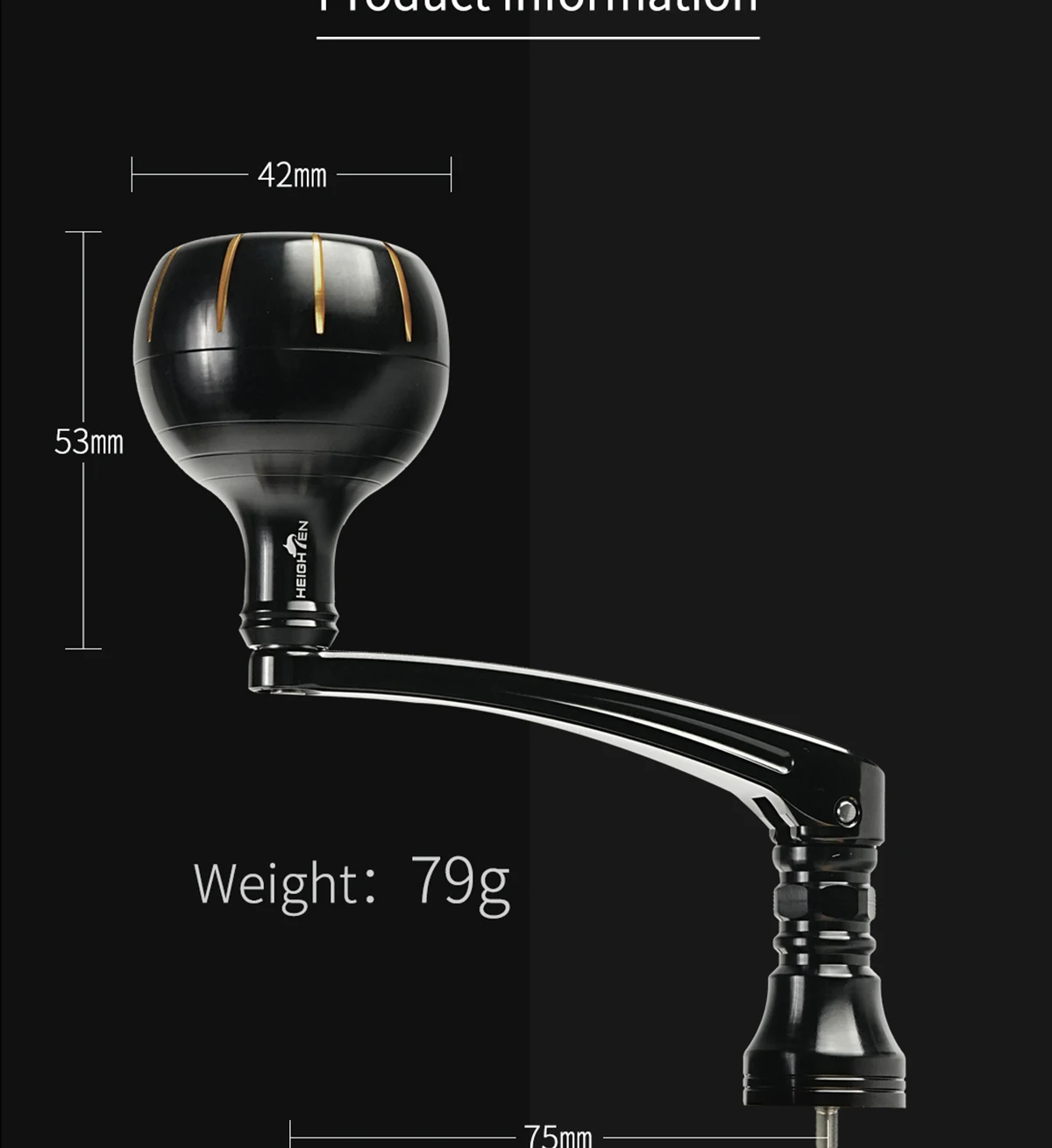 Erhöhen Sie den 60-mm-Spinngriff für den Penn-Spin fisher vi/vii slammer iii/iv battle ii/iii – Detail 12