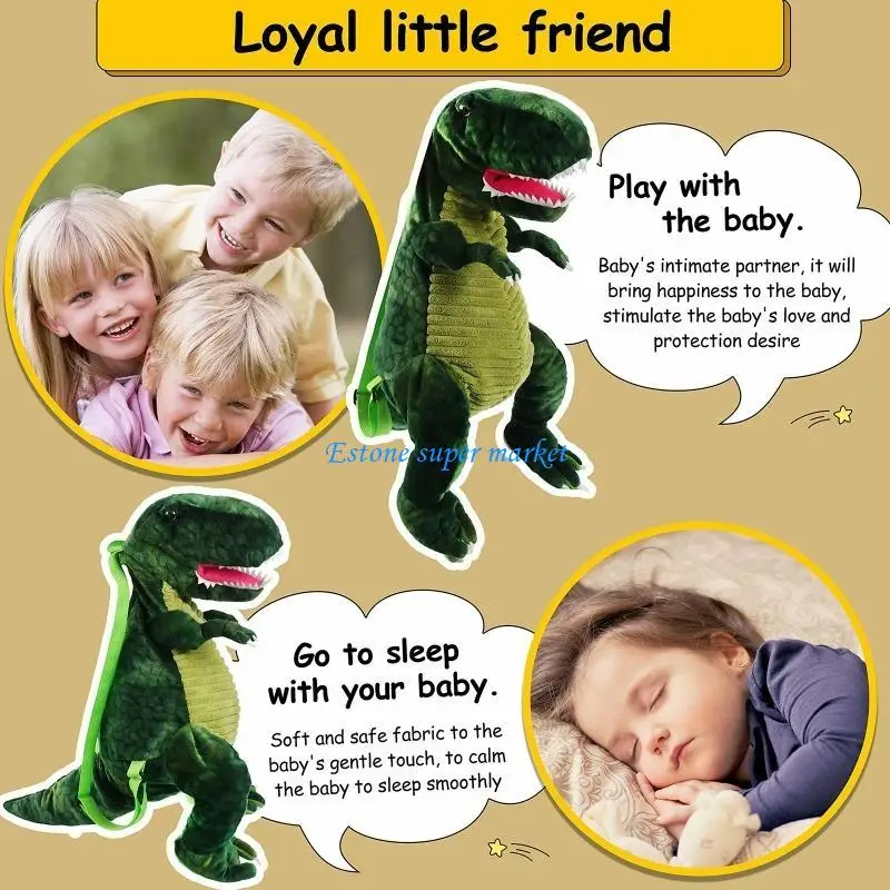 090B dzieci Mini torba na ramię Mini torba zabawka do przedszkola dla dzieci w wieku 3-8 lat dinozaur dla lalki delikatne