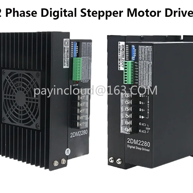 

2PH Stepper Driver 2DM2280 Digital 80-240VAC 8.2A 32-Bit DSP 200KHz for Nema42 110mm Stepper Motor