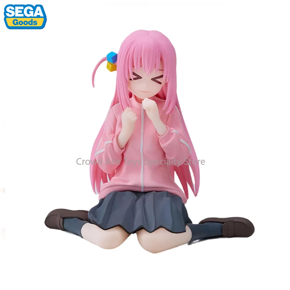 SEGA Premium Chokonose Figure Bocchi the Rock! Hitori Gotoh Mmmmmm Ver. 80mm Collectible Anime Model Ornament Trendy Toys Gifts