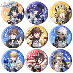 Game Honkai Star Rail Brooch Pins Anime Badge Cosplay DR Ratio Argenti Jade Firefly Accessories Aventurine Decoration Gifts