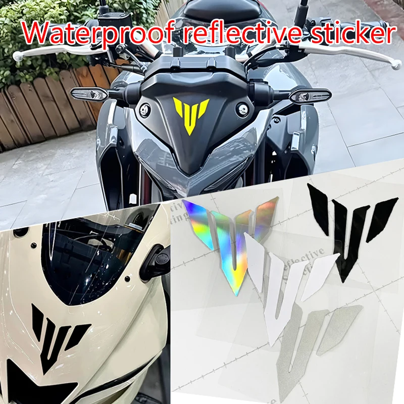 

1Pcs Refit Sticker Reflective Vinyl Mt Logo Motorcycle Sticker For Yamaha Mt-03 Mt-07 Mt-09 Mt-10 MT 07 09 03 10 Decal