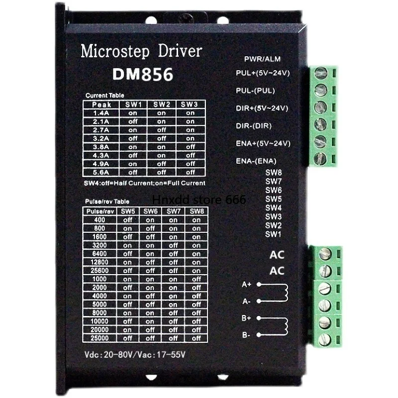 DM856-AC DSP Digital 57/60/86 Stepper Motor Driver