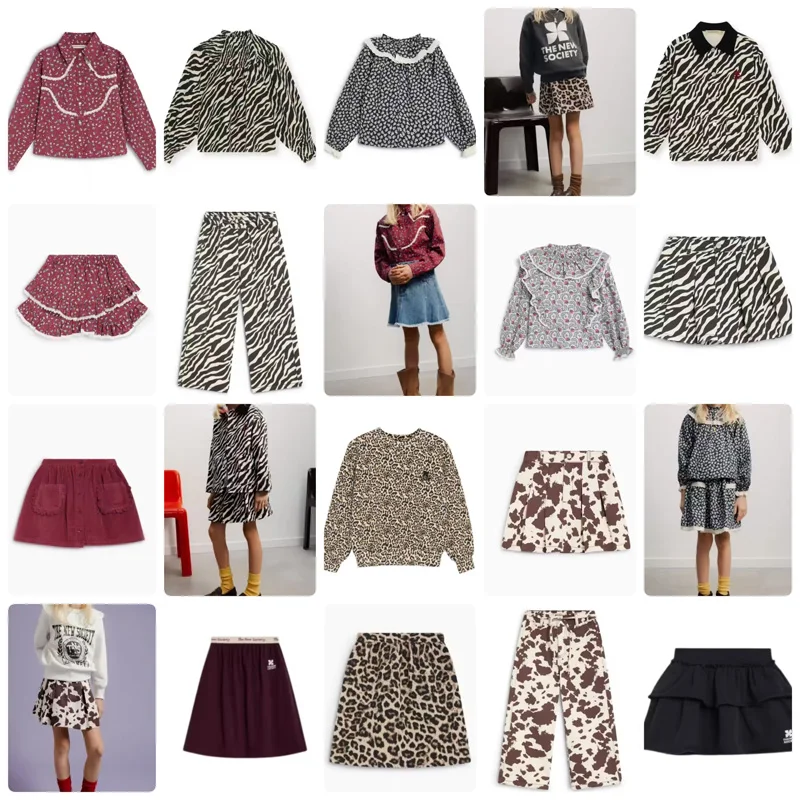 Pre-sale 2026 TNS NEW Autumn Baby Girls Shirts Leopard Print Skirts Kids Boutique Clothes Baby Boys Winter Pants Skirts Sets