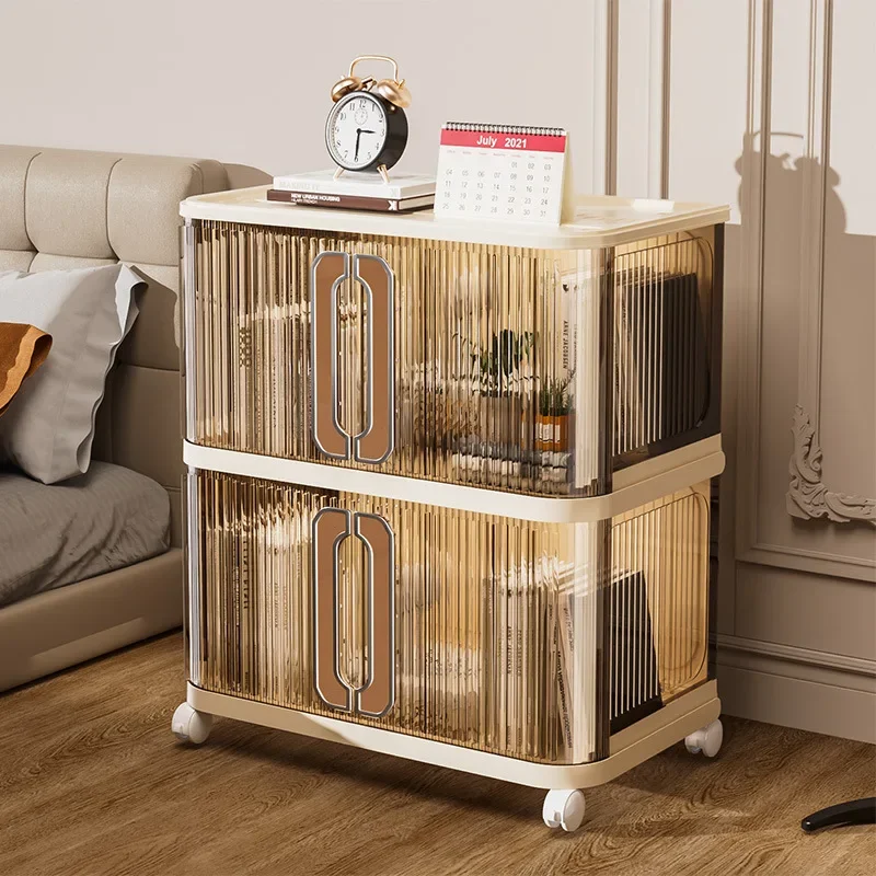 

Новая модель складного шкафа для хранения, большой вместимости, с двумя дверцами, для спальни, для одежды и игрушек, не требует сборки, ящик для хранения.