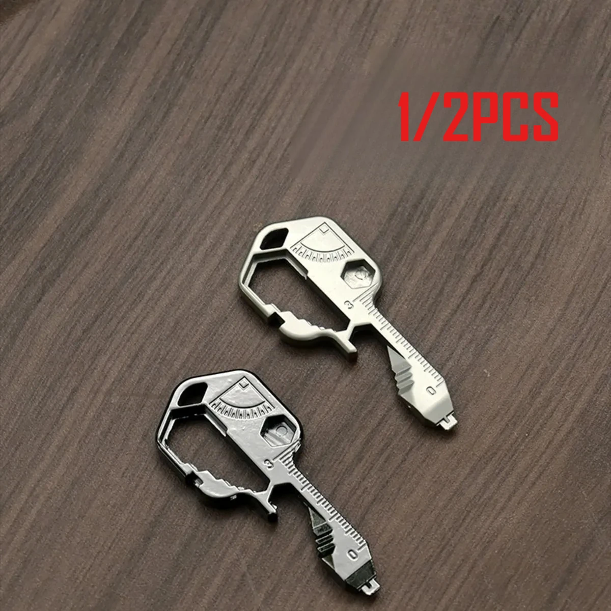 24 in 1 다기능 키 도구 조합 스테인레스 스틸 펜던트 미니 휴대용 키 체인 야외 도구 자전거 나사 렌치 *&