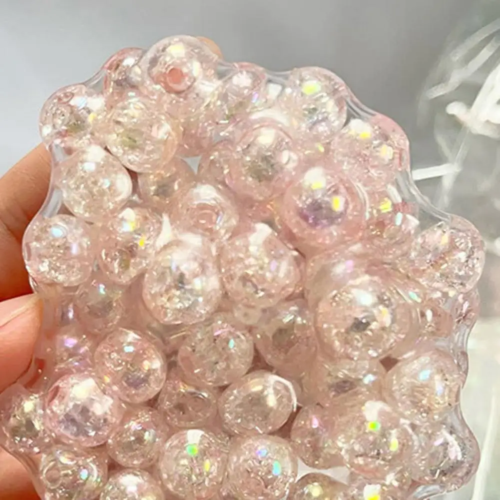 Hand Rehabilitation Stress Ball Bead Filled Stress Ball Anxiety Relief Squeeze Toy Portable Soft Tpr Fidget for Kids Teens