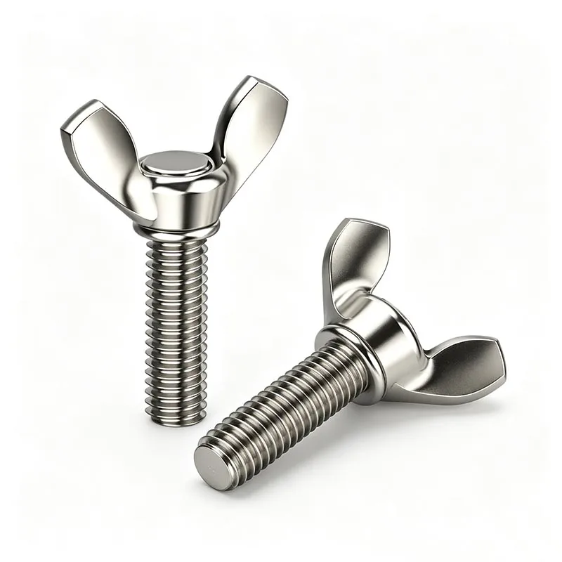 2-5pcs/lot Butterfly Wing Bolts M3 M4 M5 M6 M8 Hand Tighting Wing Head Thumb Screws 304 Stainless Steel DIN316 L: 6-70mm
