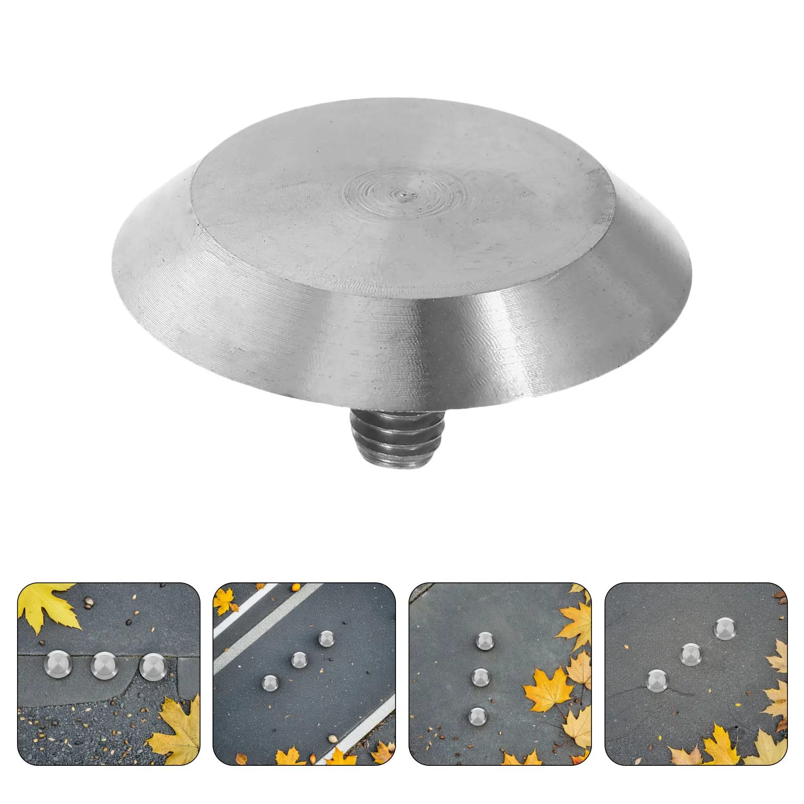 10 قطعة مسار أعمى مسمار أعمى الفولاذ المقاوم للصدأ اللمس تحذير علامات زلة مقاومة السلامة ترصيع الرصيف الممشى في الهواء الطلق #1