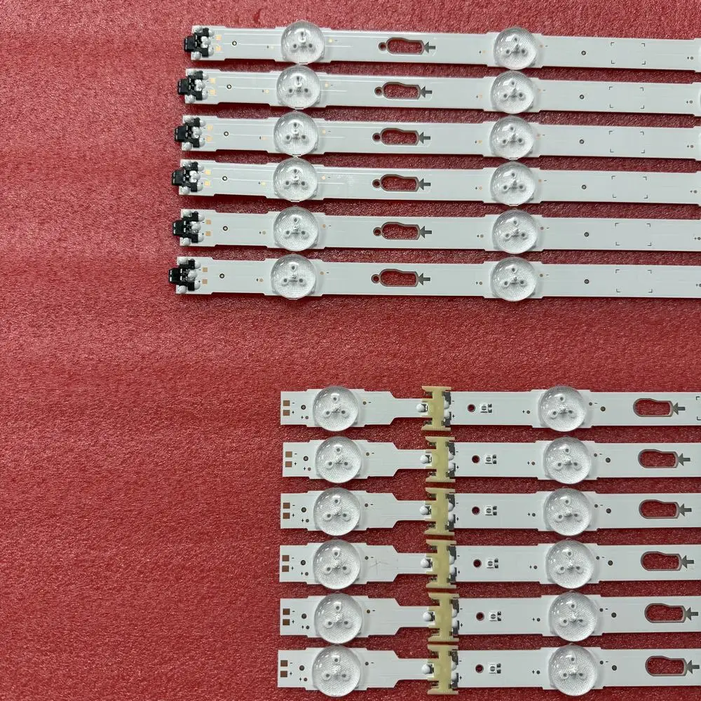 12 قطعة LED شريط إضاءة خلفي لسامسونج UE48JU6000W UE48JU6450 UE48JU6600 UE48JU6770 V5DU-480DCA-R1 480DCB LM41-00121H 00121G