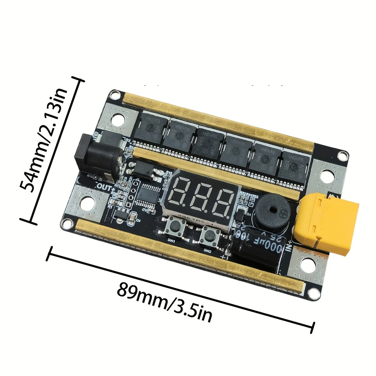 1 Set Spot Welder Kit, Digital Power Adjustable Spot Welding Pen, Control Board Nickel Sheet For 18650 Lithium Battery