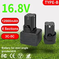 Large Capacity 12000mAh 16.8V Rechargeable Lithium-Ion Battery For Cordless Screwdriver Electric Pistol Drill Mini Angle Grinder
