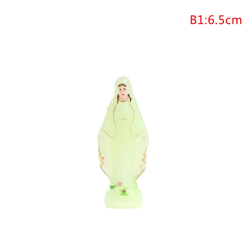 1pc Catholic Mary Statue Madonna Handmade Virgin Mary Statue Jesus Home Decor Gift Home Desktop Decoration