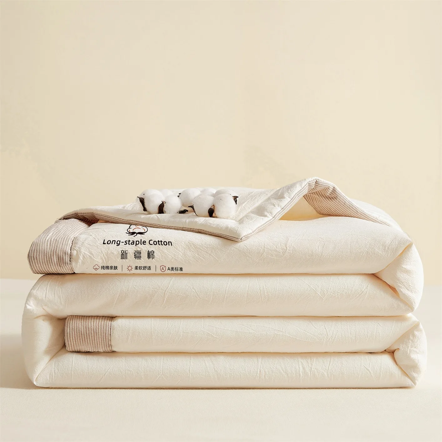 Summer Washable Cooling Woven Quilt Kids Thin Air Conditioner Blanket Lightweight Breathable Four Seasons Eco-Friendly Polyester