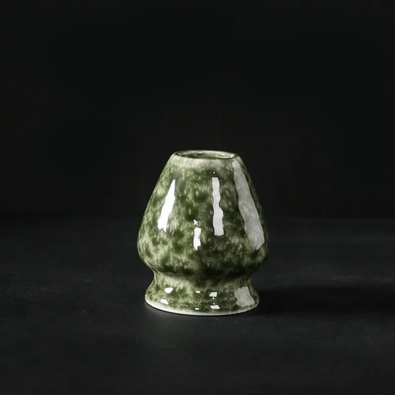 Matcha Whisk Holder Tea Ceremony Matcha Bowl Traditional Matcha Ceremony Starter Ceramic Chasen Whisk Stand for Beginner