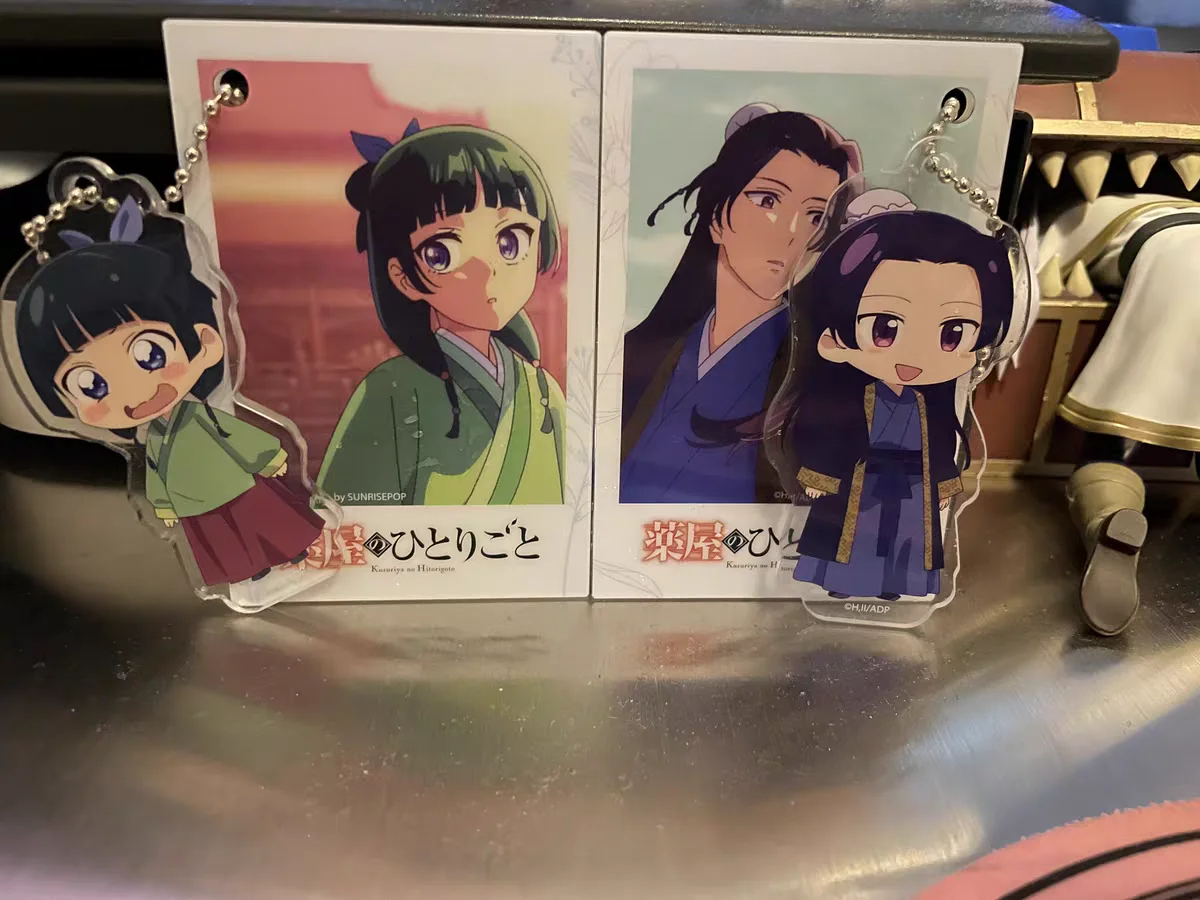 يوميات الصيدلية Maomao Q نسخة أنيمي الشكل حقيبة الظهر قلادة الاكريليك ملحق جديد في المخزون هدية محيطة مثالية