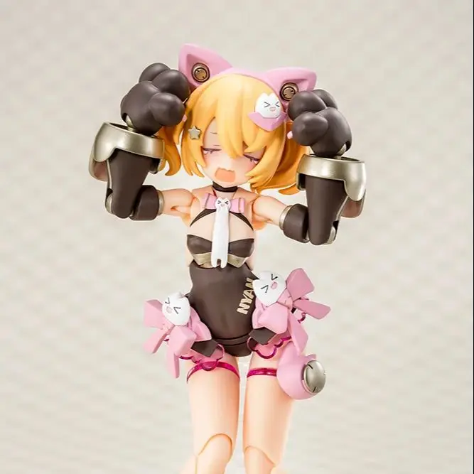 

In Stock Kotobukiya Megami Device KP801 PUNI MOFU 1/12 Plastic Assembly Mecha Girl Full Set 16cm Action Figure Model