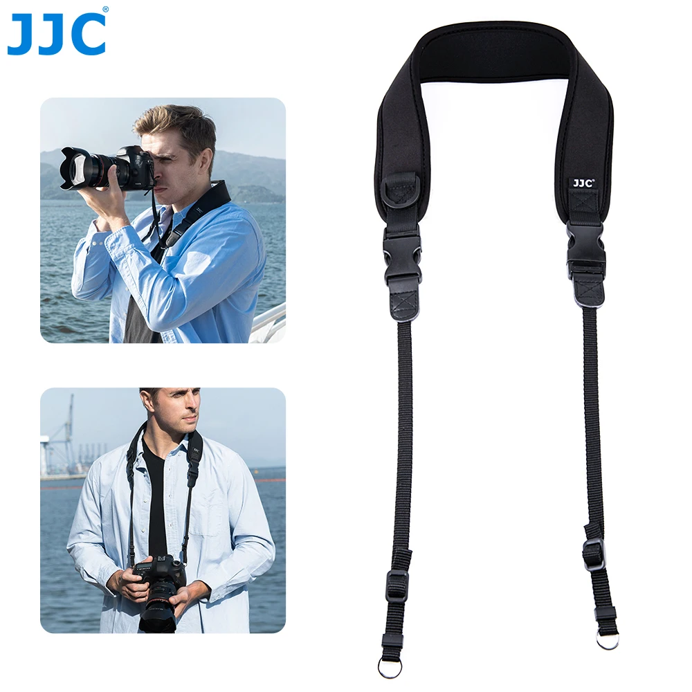 JJC Padded Soft Camera Shoulder Neck Strap Belt for Sony A7 V A7V A7M5 A7CR A7CII A7RV A9III Canon R100 Rebel T7 T8i T7i