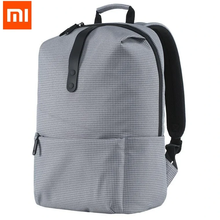 Xiaomi Fashion School Backpack Bag Polyester Durable Waterproof Outdoor Suit For 15.6 Inch Laptop air pro Computer